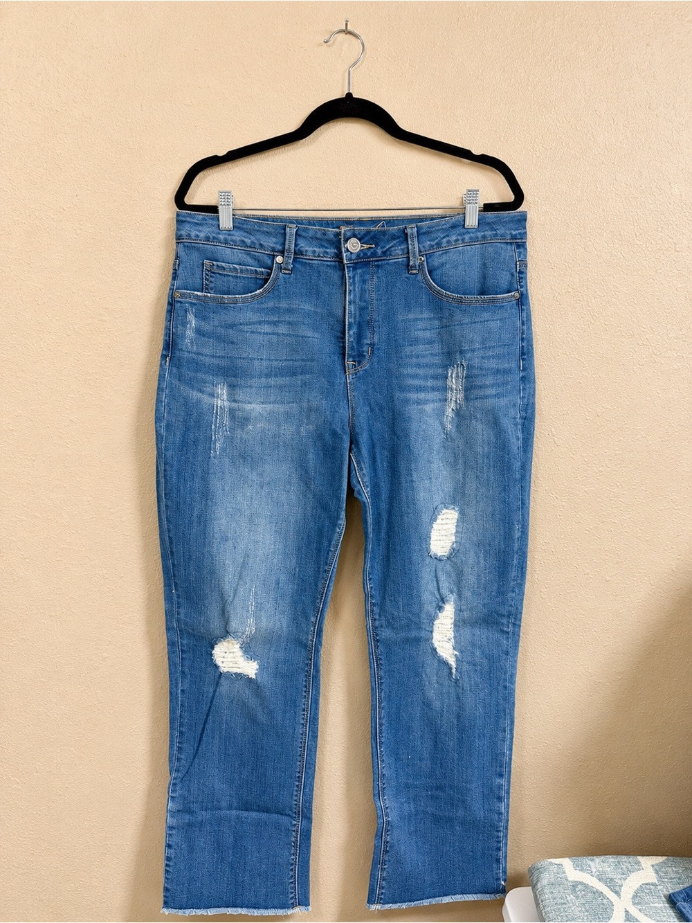 Diane Gilman Light Blue Distressed Women’s Jeans